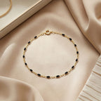 9K Yellow Gold  Bracelet (Size - 7),  Gold Wt. 0.32 Gms