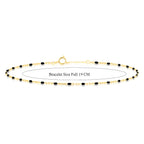 9K Yellow Gold  Bracelet (Size - 7),  Gold Wt. 0.32 Gms