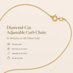 14K Yellow Gold  Chain (Size - 16),  Gold Wt. 0.9 Gms_7570398_6