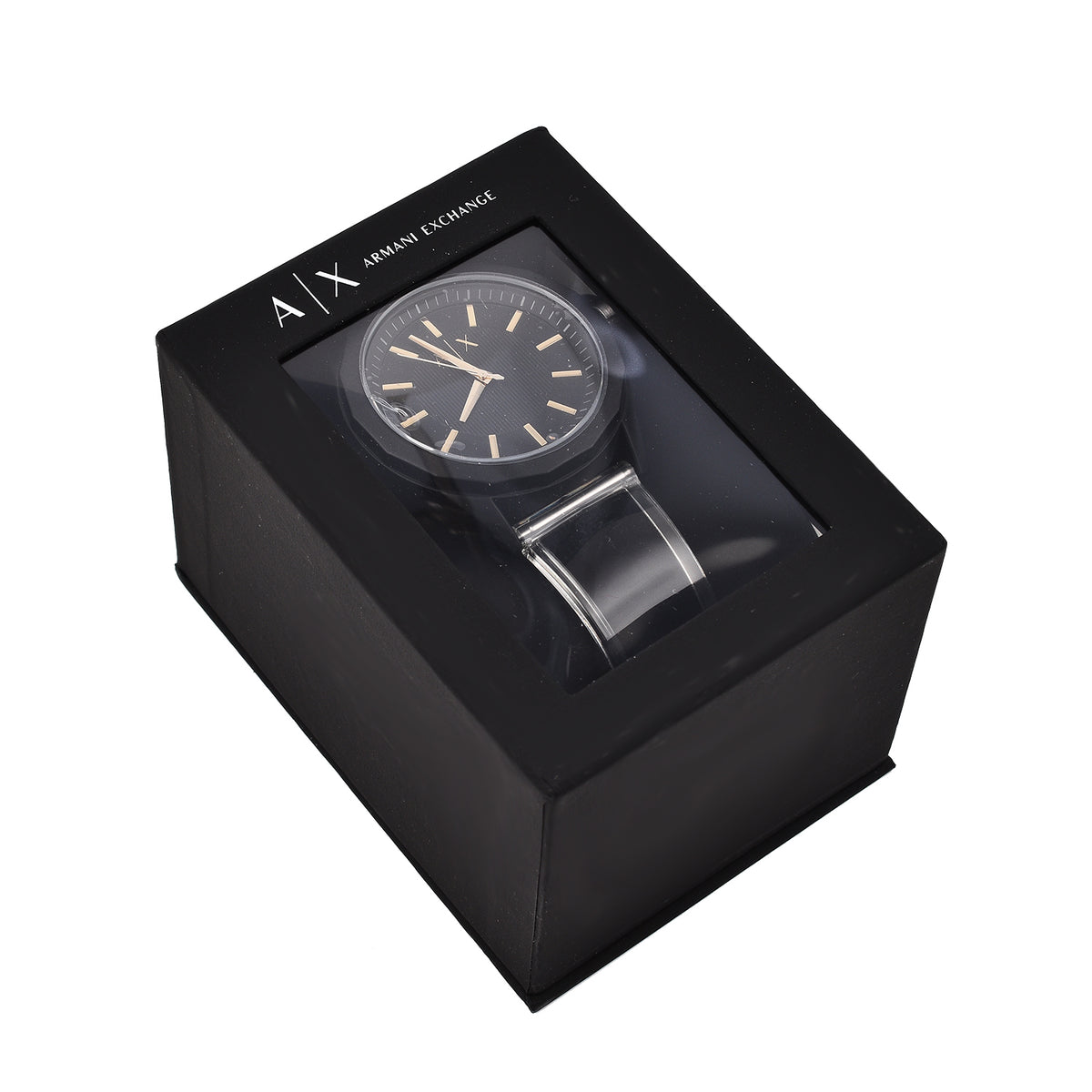Closeout Deal - ARMANI EXCHANGE Gold Tone 3 Hand Analogue 50 ATM Water Resistant Watch -Black 7571409 6