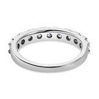 Royal Bali Collection - D'Joy Moissanite Half-Eternity Band Ring in Platinum Overlay Sterling Silver 1.00 Ct._7573002_6