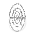 Lucy Q Bubble Drip Collection - Rhodium Overlay Sterling Silver Ring_7574575