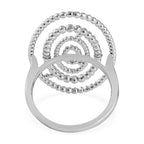 Lucy Q Bubble Drip Collection - Rhodium Overlay Sterling Silver Ring_7574575_4