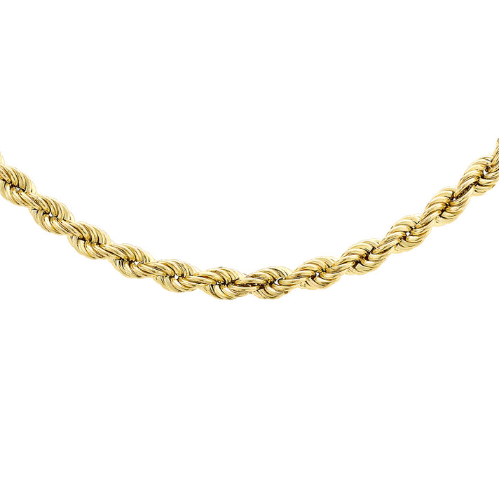 Rope Chain 24 Inch in 9K Yellow Gold 7575768 1