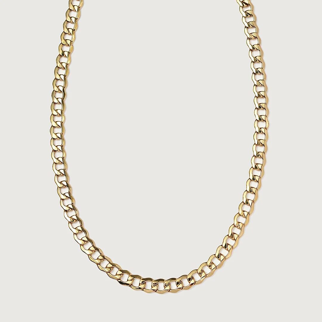 Curb Chain 18 Inch in 9K Yellow Gold 7576467 2
