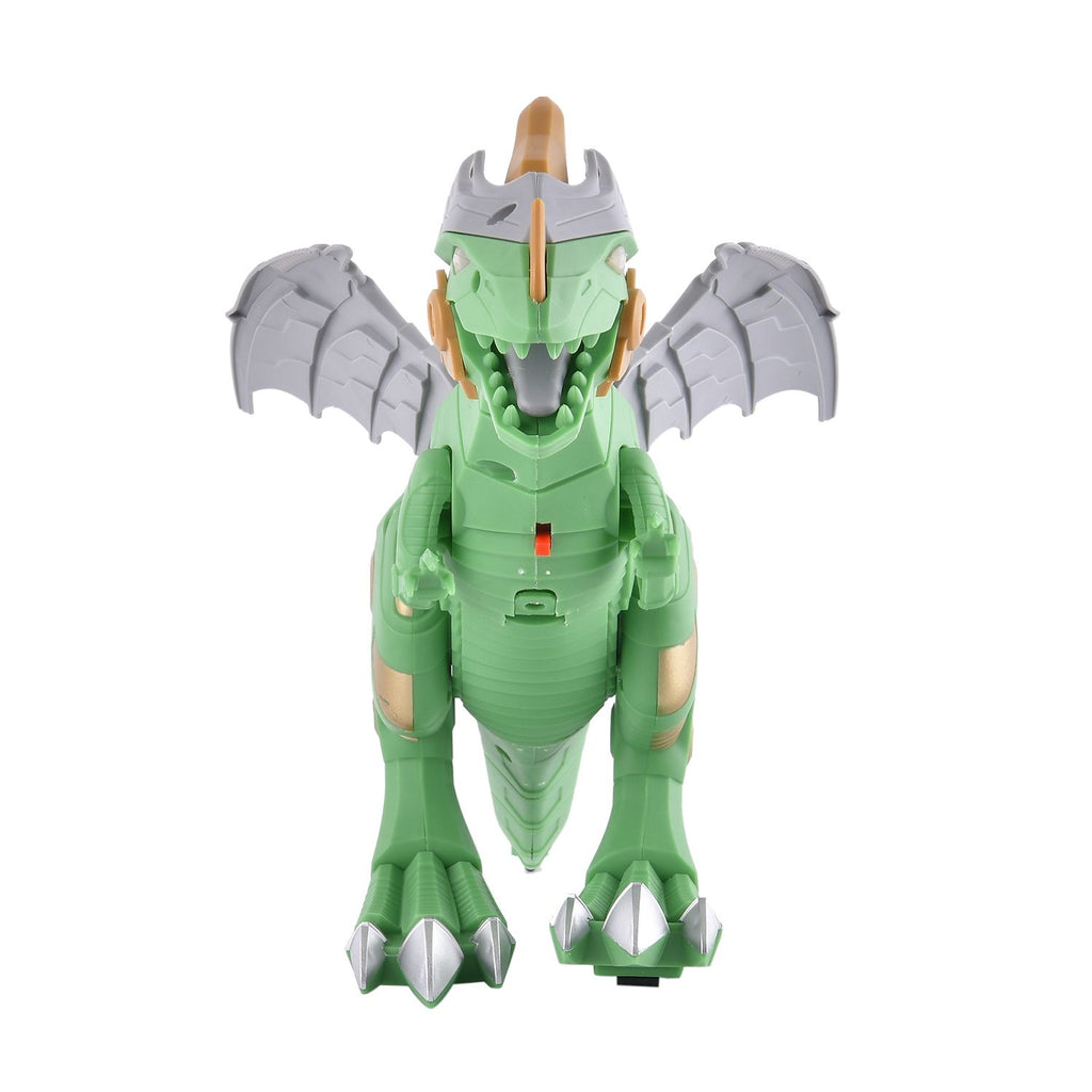 Mechanical Electric Walking Dinosaur with Wings- Green_7577393_2