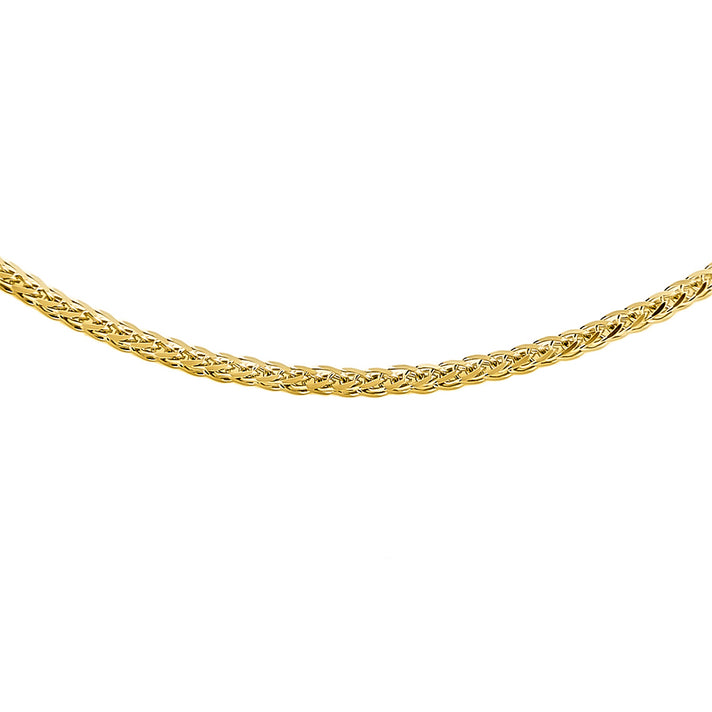 ILIANA 18K Yellow Gold 1mm Spiga Adjustable Slider Chain 20 Inch 3g 7577661 1