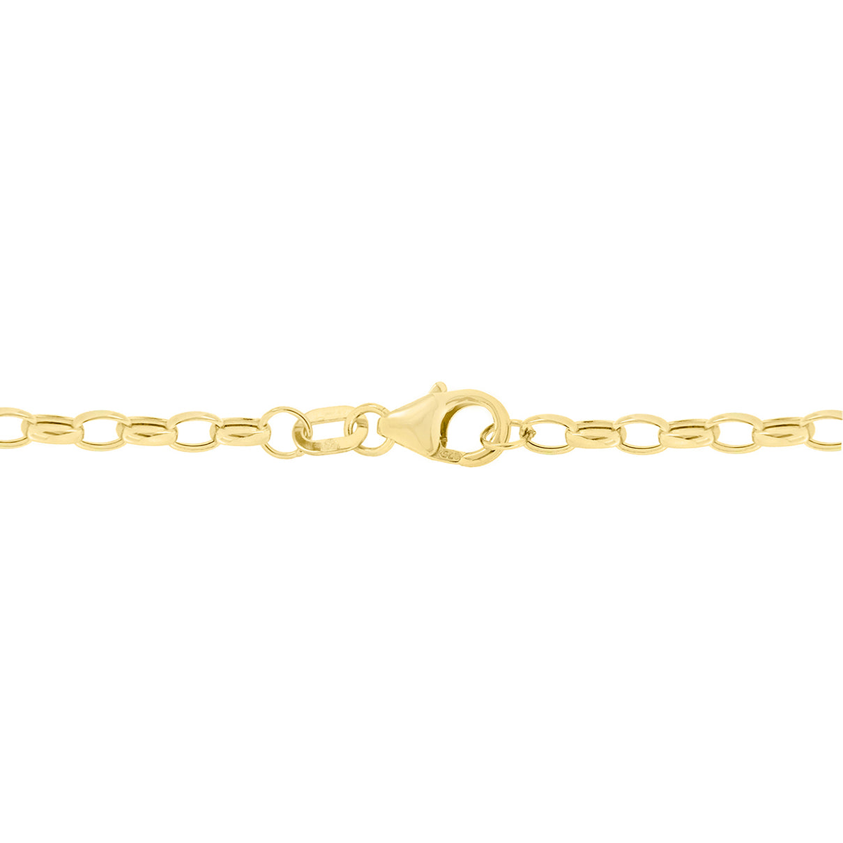 Oval Belcher Chain 18 Inch in 9K Yellow Gold 7578790 5
