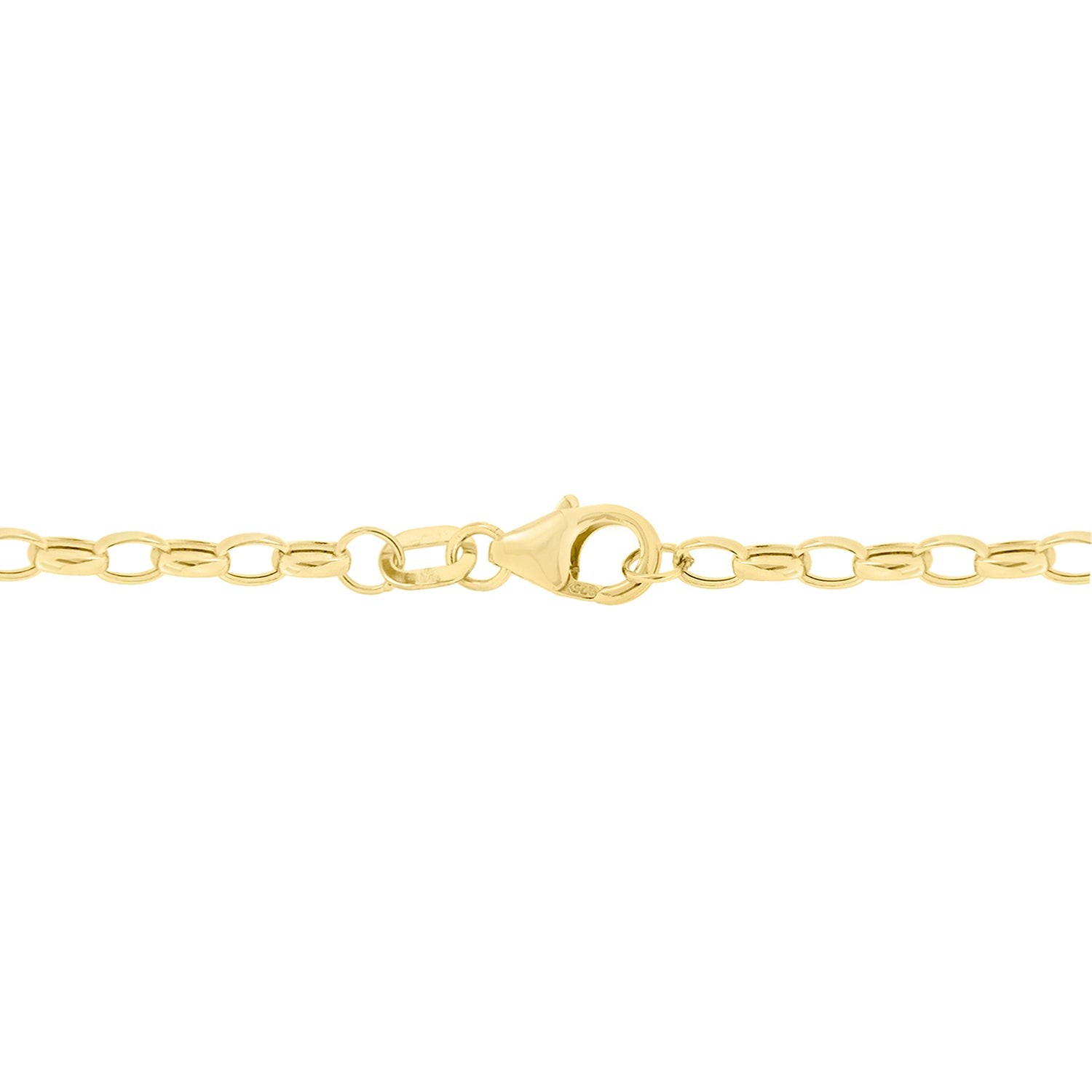Oval Belcher Chain 30 Inch in 9K Yellow Gold 7578795 5