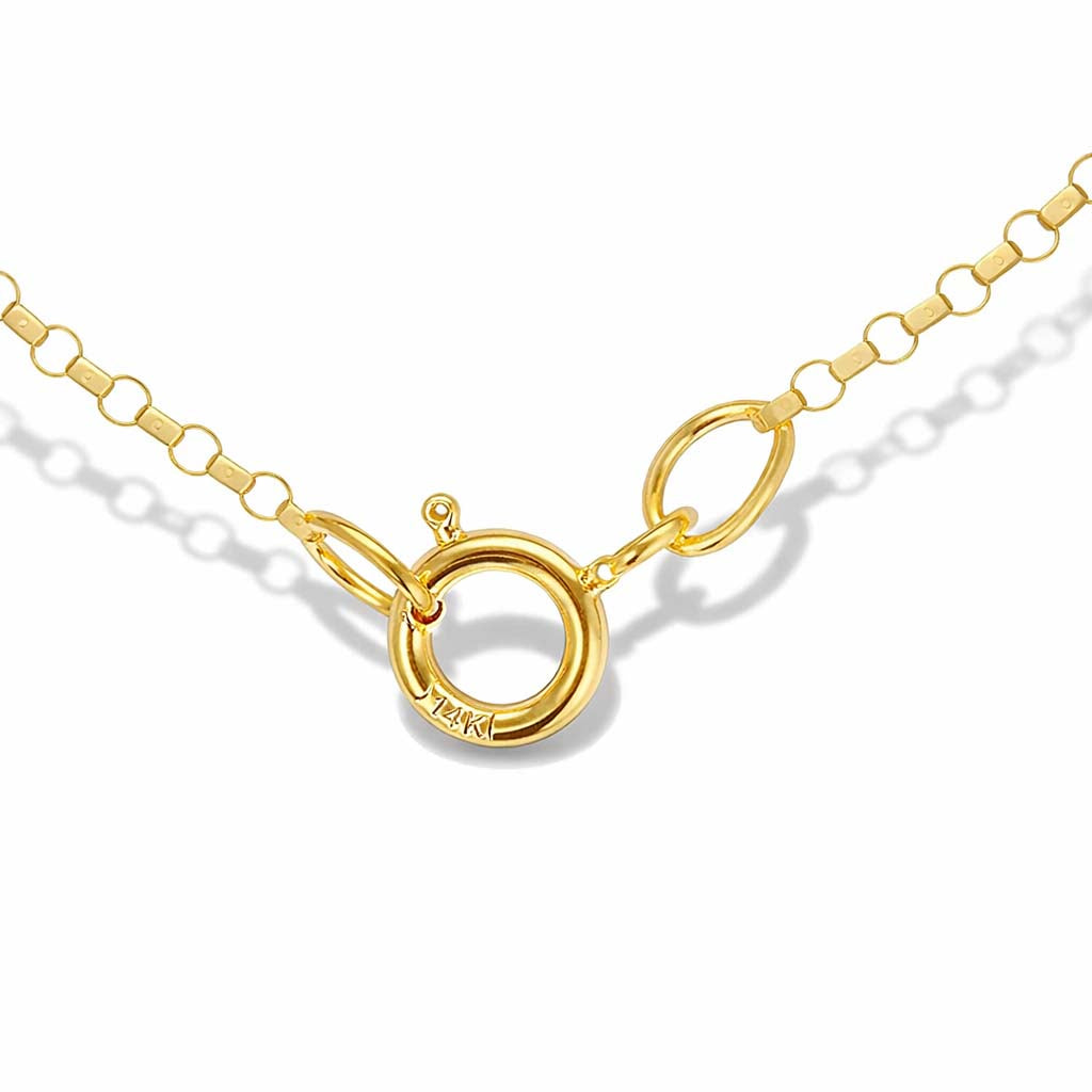 Round Belcher Chain 16 Inch in 9K Yellow Gold 7578827 3