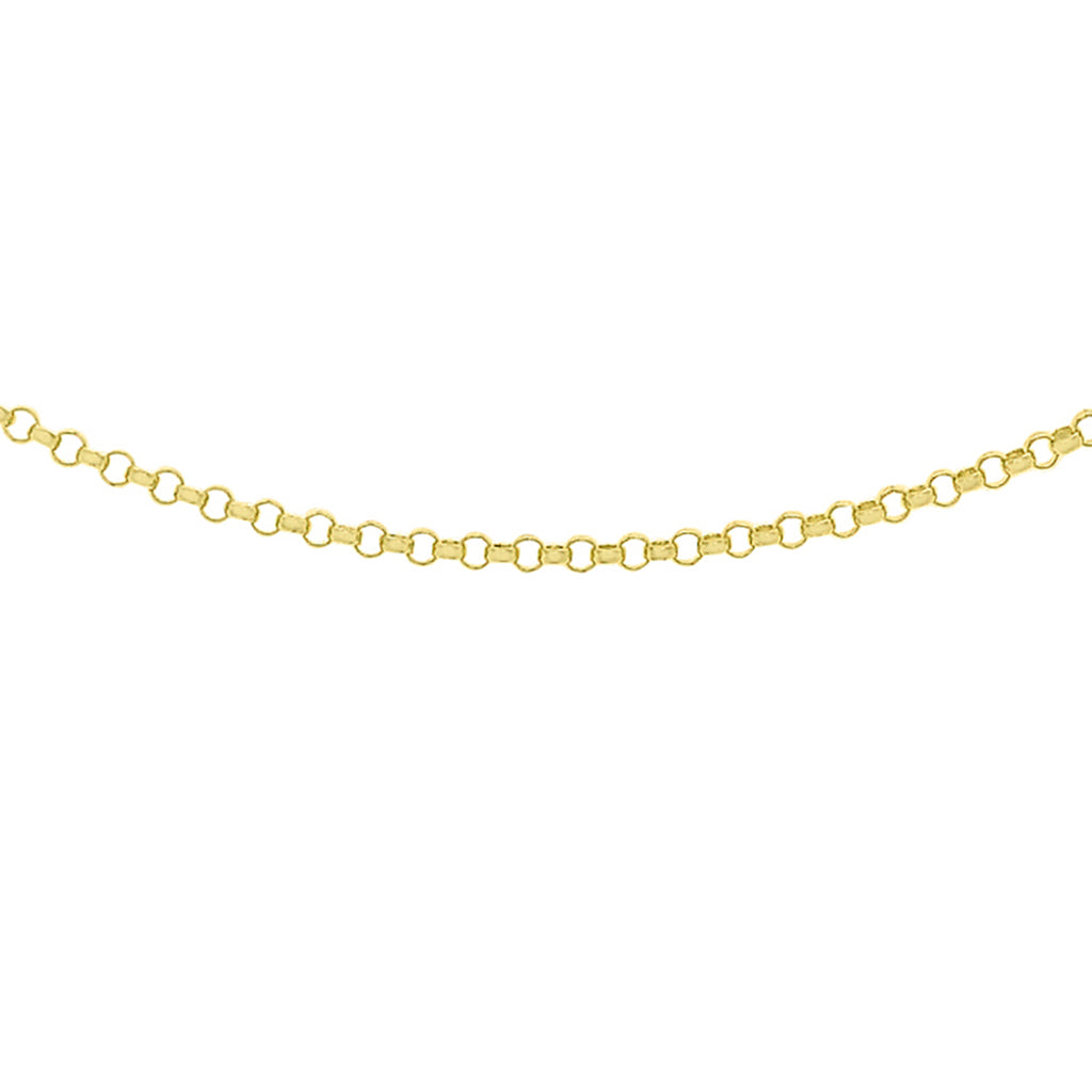 9K Yellow Gold  Chain (Size - 18),  Gold Wt. 1.4 Gms_7578948