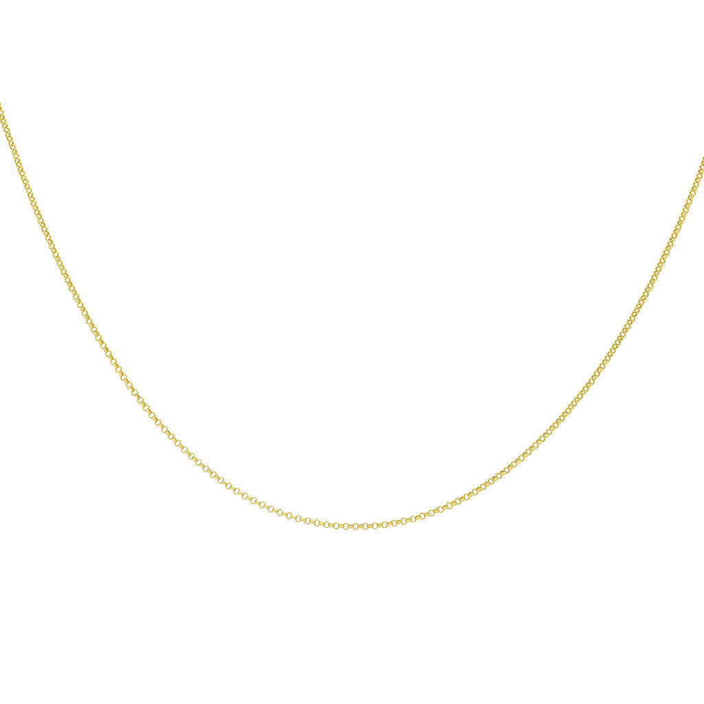9K Yellow Gold  Chain (Size - 18),  Gold Wt. 1.4 Gms_7578948_2