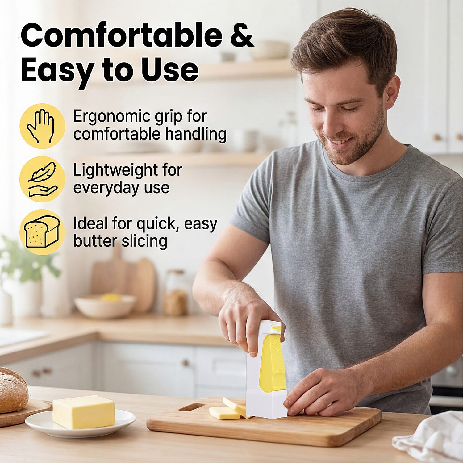 Butter Cutter Butter Slicer, Toast Shredder and Kitchen Tools To Keep Butter Stick Fresh V32359345 2