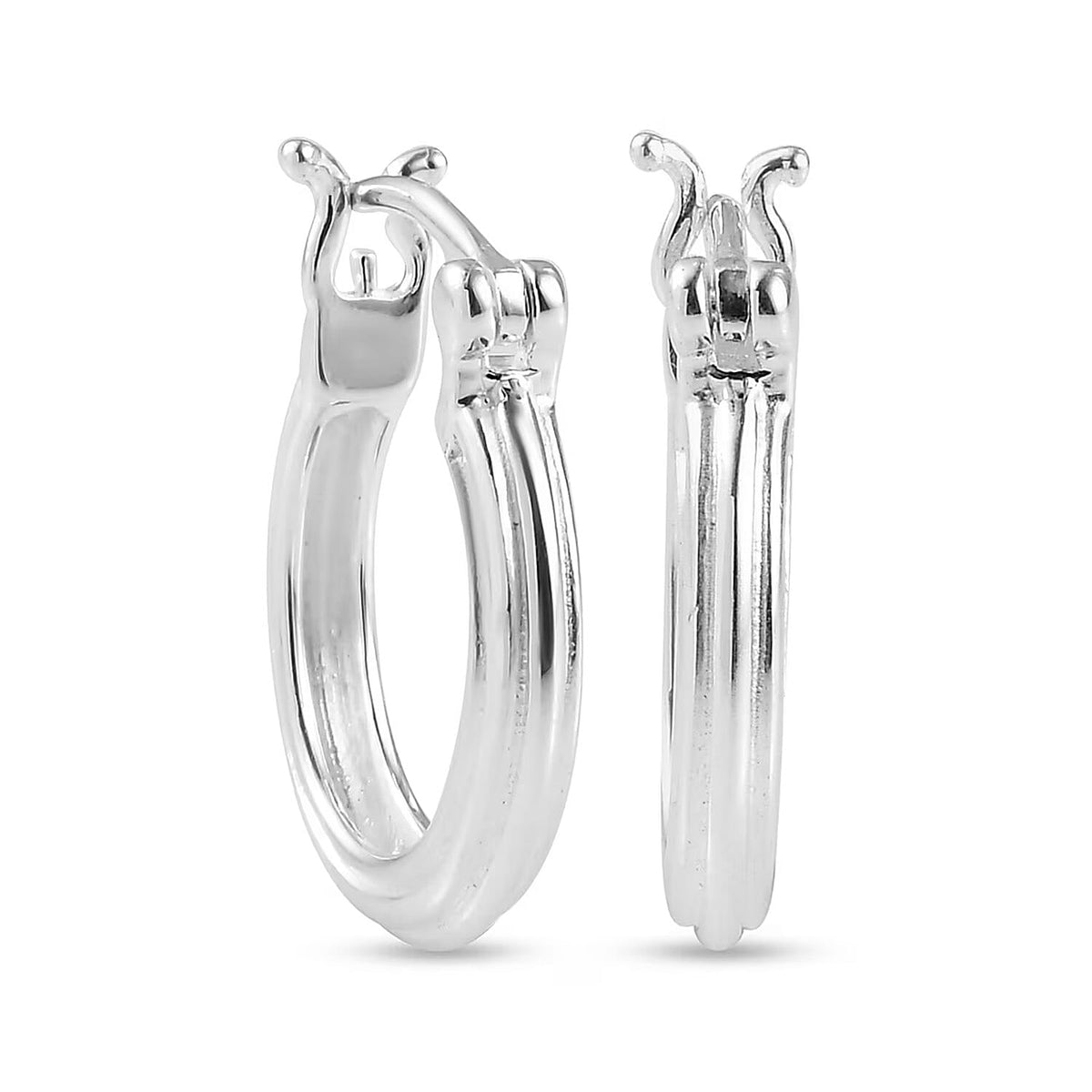 Full Hoop Earrings in Sterling Silver 7588646 0