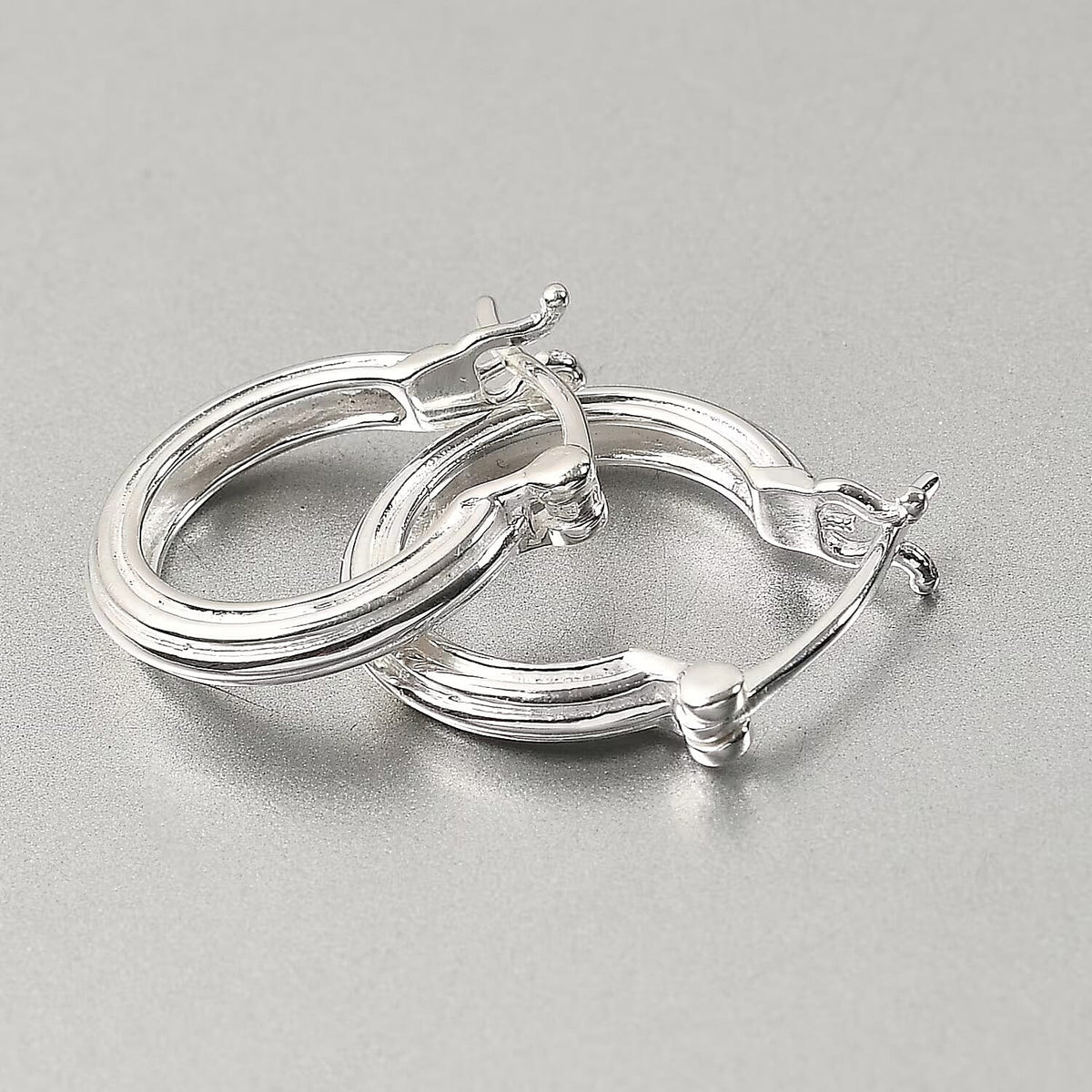 Full Hoop Earrings in Sterling Silver 7588646 2