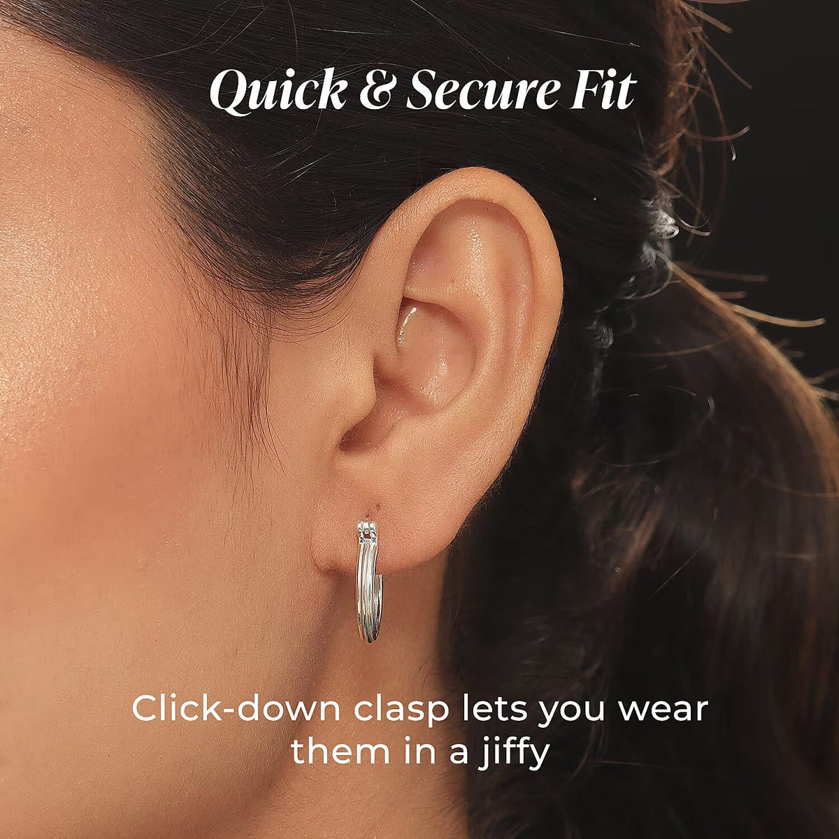 Full Hoop Earrings in Sterling Silver 7588646 4