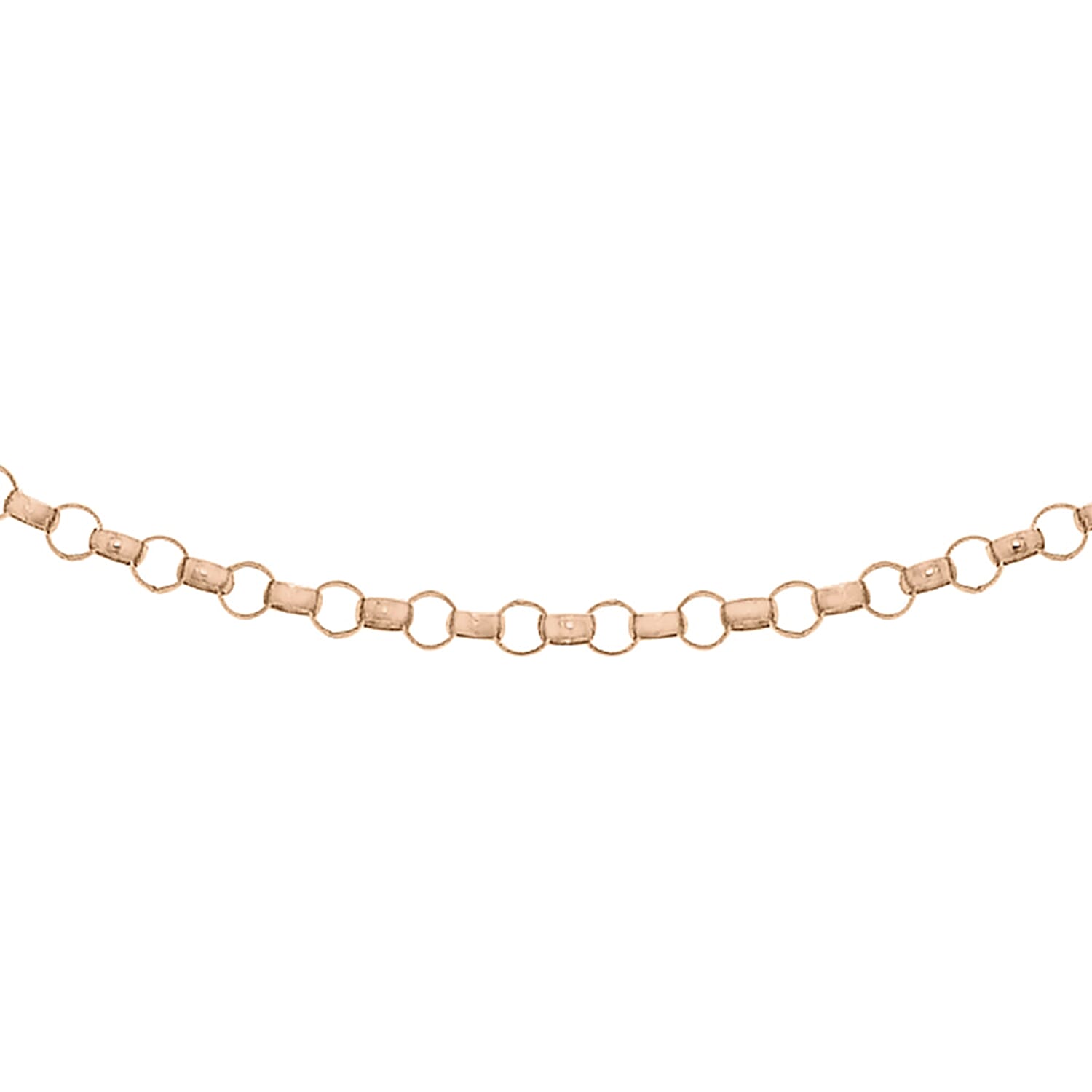 Round Belcher Chain 16 Inch in 9K Rose Gold 7590727 0