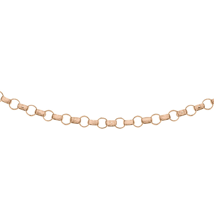 Round Belcher Chain 16 Inch in 9K Rose Gold 7590727 1