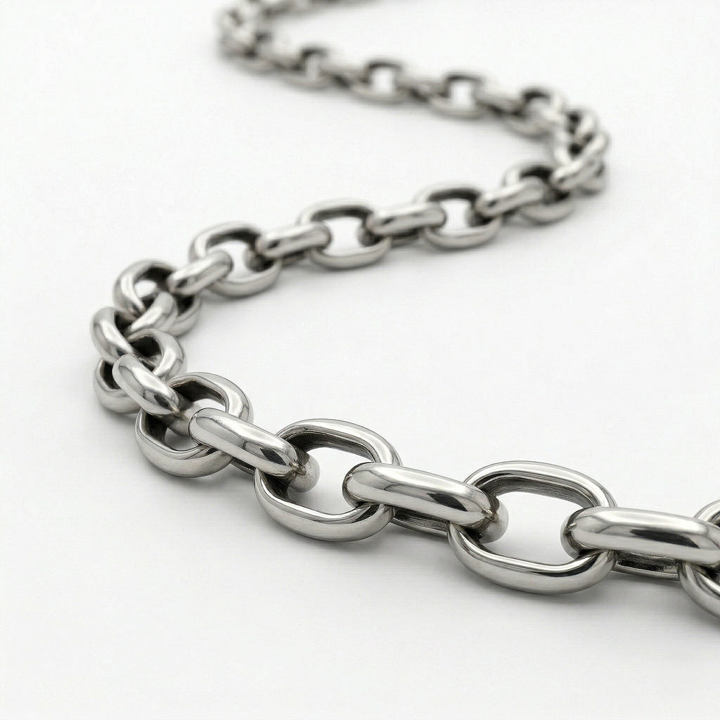 9K White Gold  Chain (Size - 22),  Gold Wt. 1.5 Gms