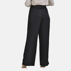 Soft Satin Wide Leg Trousers (Size 18) - Black_7592373_2