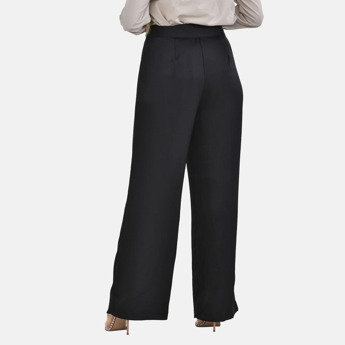 TAMSY Soft Satin Wide Leg Trousers 7592373 3