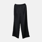 Soft Satin Wide Leg Trousers (Size 18) - Black_7592373_6