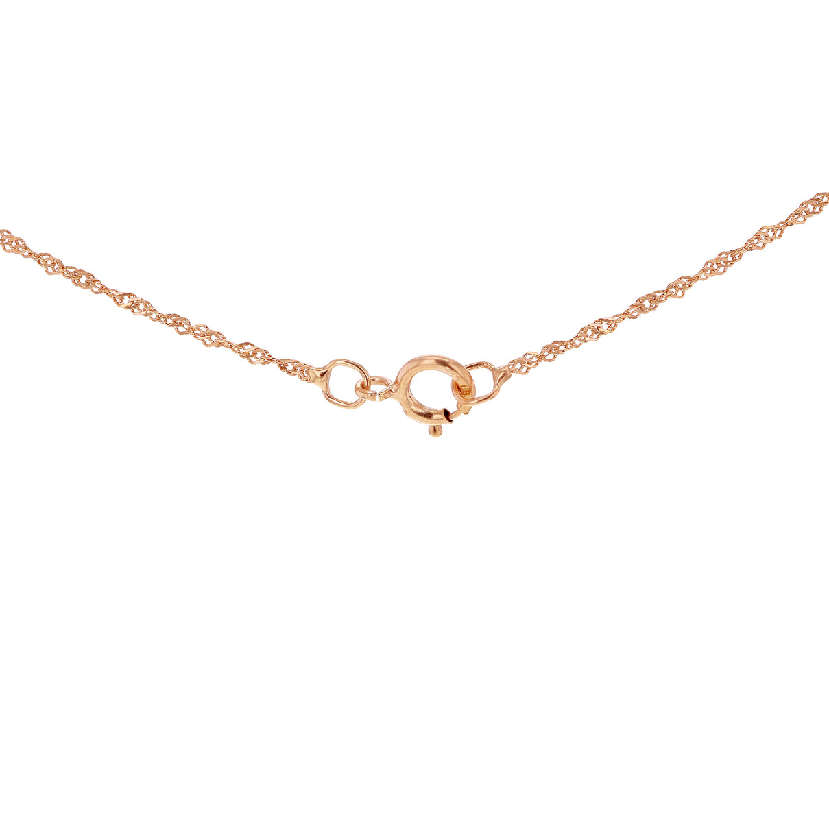 16 Diamond Cut Twist Curb Chain 20 Inch in 9K Rose Gold 7592522 4