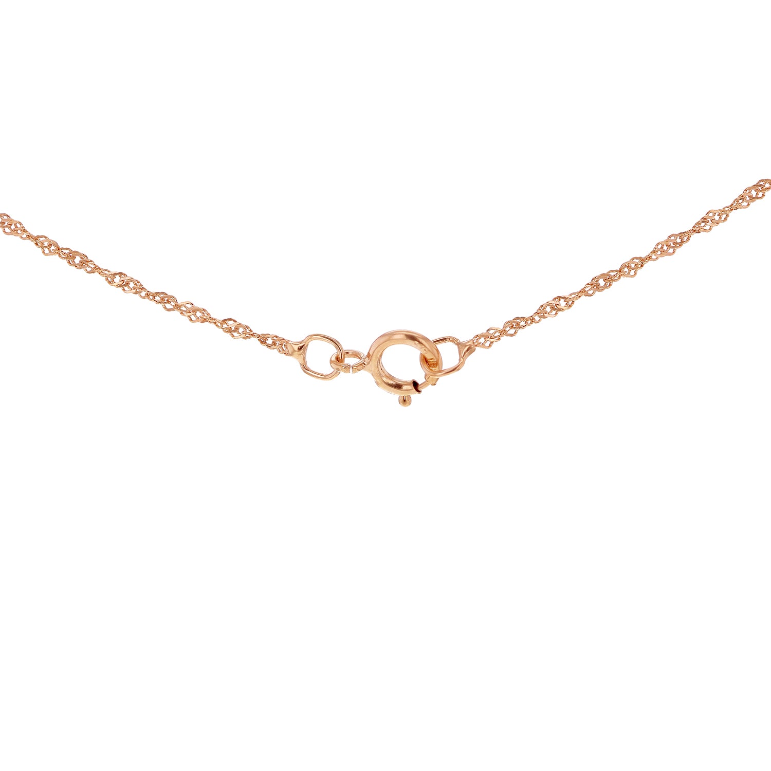 16 Diamond Cut Twist Curb Chain 20 Inch in 9K Rose Gold 7592522 4