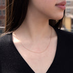 9K Rose Gold  Chain (Size - 18),  Gold Wt. 0.59 Gms_7592524_2