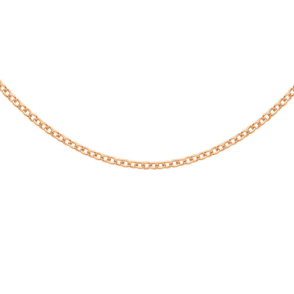 9K Rose Gold  Chain (Size - 18),  Gold Wt. 1.9 Gms_7592712_3