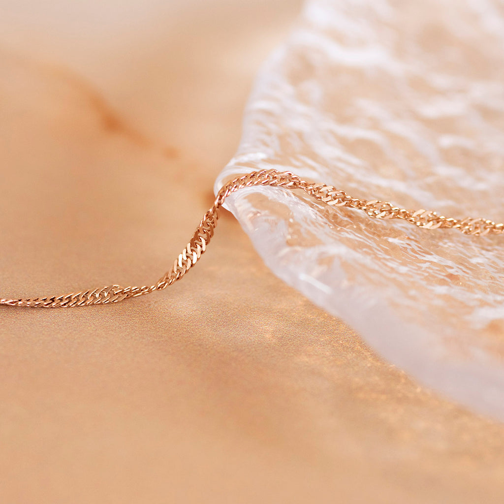 9K Rose Gold  Chain (Size - 24),  Gold Wt. 4.7 Gms_7592897_2