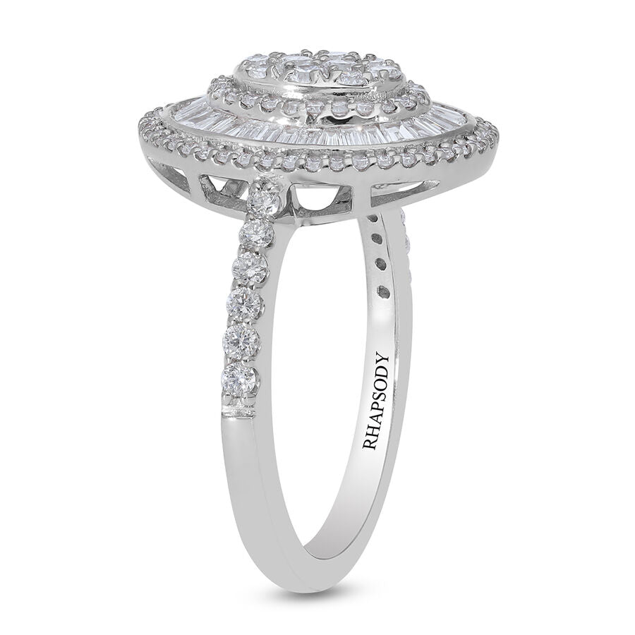 0.54 Carat Diamond Cluster Ring in 9K Yelow Gold 7593113 4