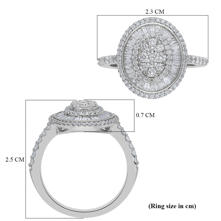 0.54 Carat Diamond Cluster Ring in 9K Yelow Gold 7593113 6