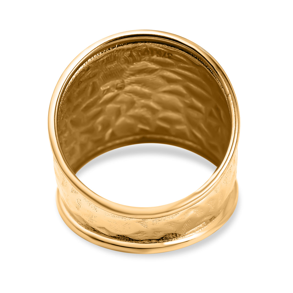 Maestro Collection - 9K Yellow Gold Hammered Etruscan Ring 7594859 7
