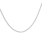 9K White Gold  Chain (Size - 16),  Gold Wt. 0.58 Gms_7594904_3