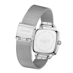 GAMAGES OF LONDON Ladies Duchess Swiss Quartz Movement Diamond Studded Light Blue Dial Water Resistant Watch with Silver Mesh Bracelet_7595081_4