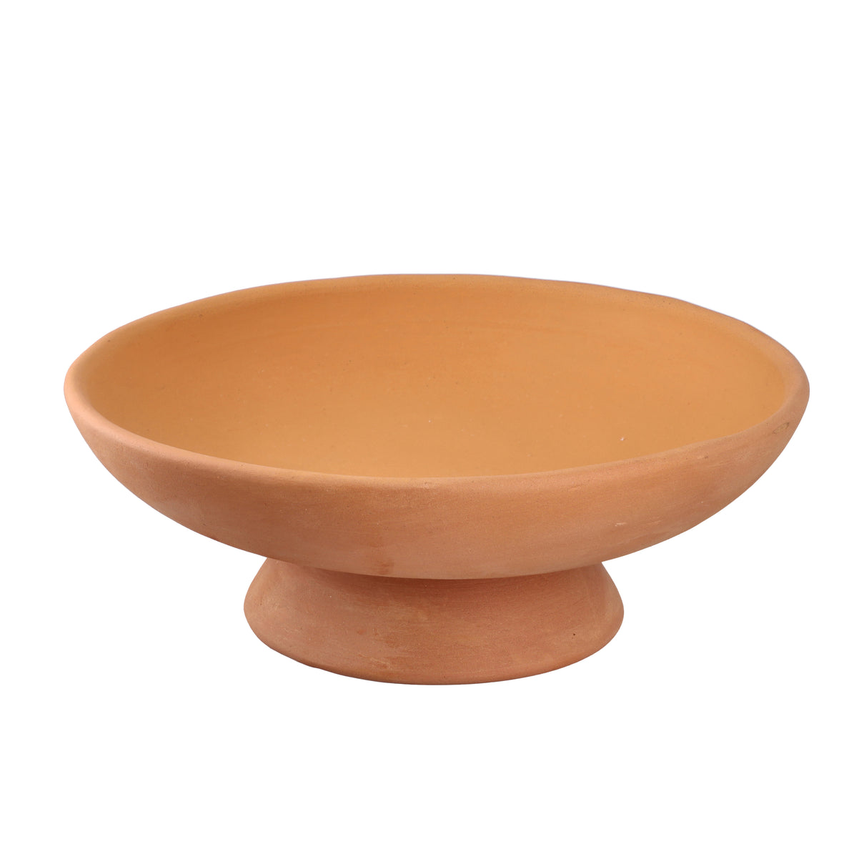 Handmade Terracotta Bowl With Stand (Size 25x10 Cm) 7597748 0
