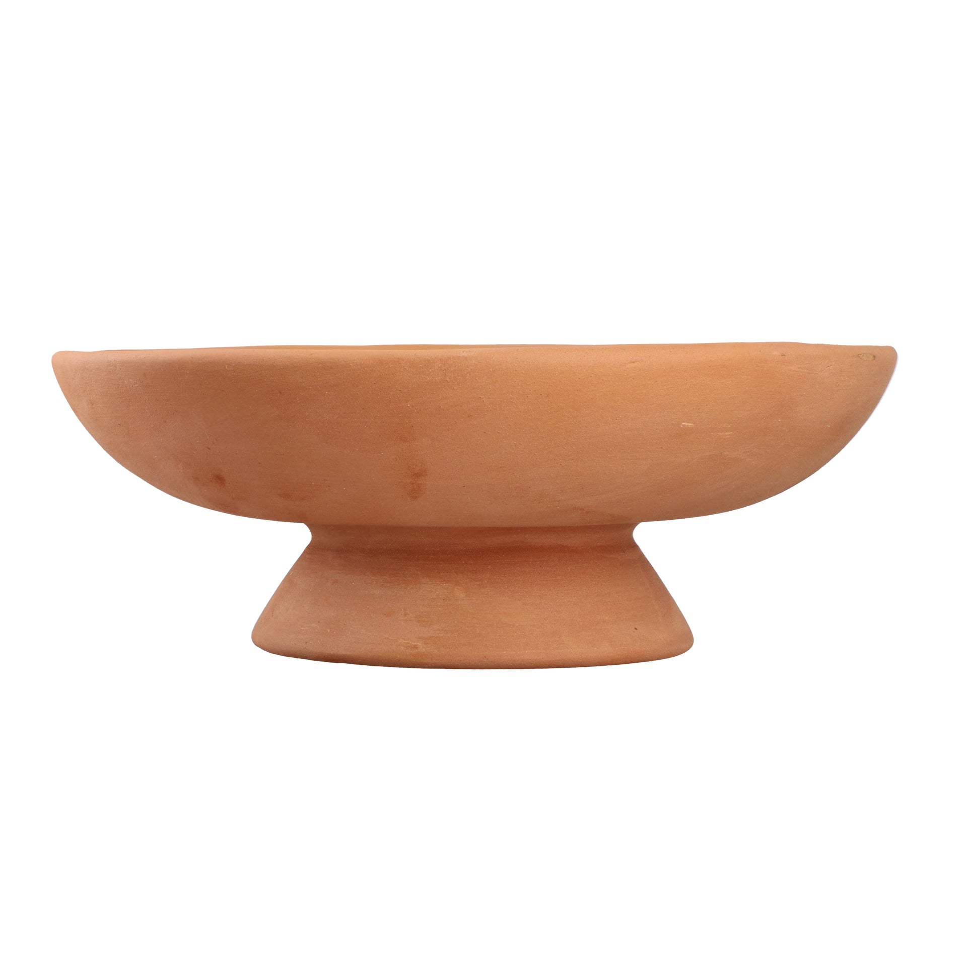 Handmade Terracotta Bowl With Stand (Size 25x10 Cm) 7597748 4