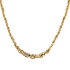 Maestro Collection 9K Yellow Gold Graduated Prince of Wales Necklace (Size - 20), Gold Wt 3.00 Gms