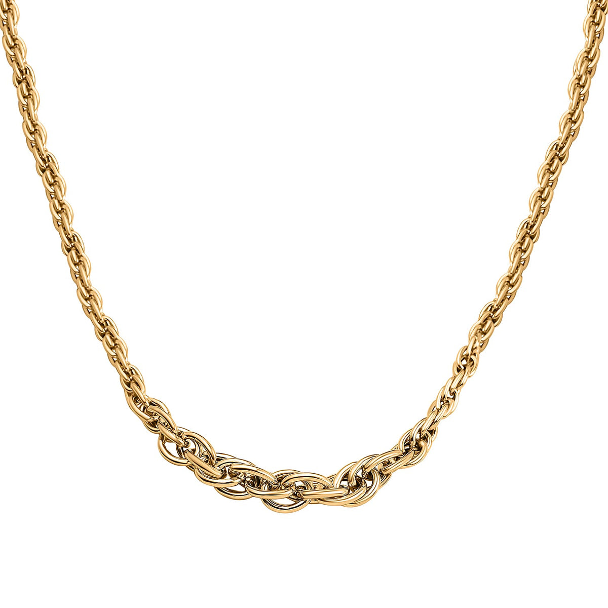 Maestro Collection 9K Yellow Gold Graduated Prince of Wales Necklace (Size - 20), Gold Wt 3.00 Gms 7599181 0