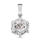 950 Platinum Moissanite Solitaire Pendant 3.47 Ct._7612512_5