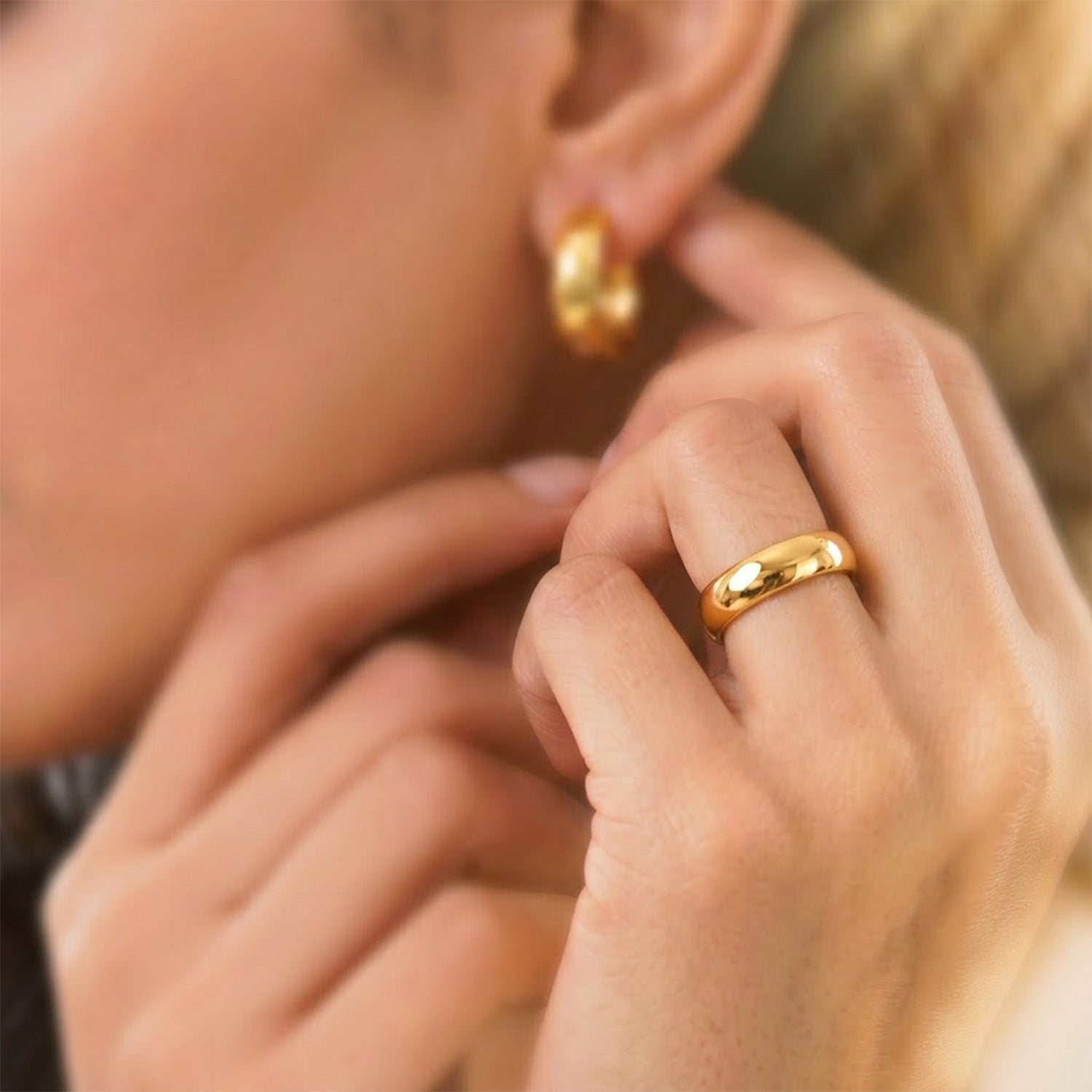 One Time Deal - Royal Bali Collection - 9K Yellow Gold Band Ring 7615929 3