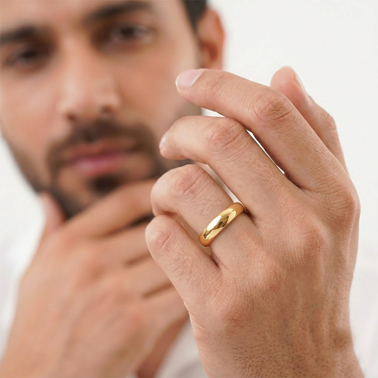 One Time Deal - Royal Bali Collection - 9K Yellow Gold Band Ring 7615929 7