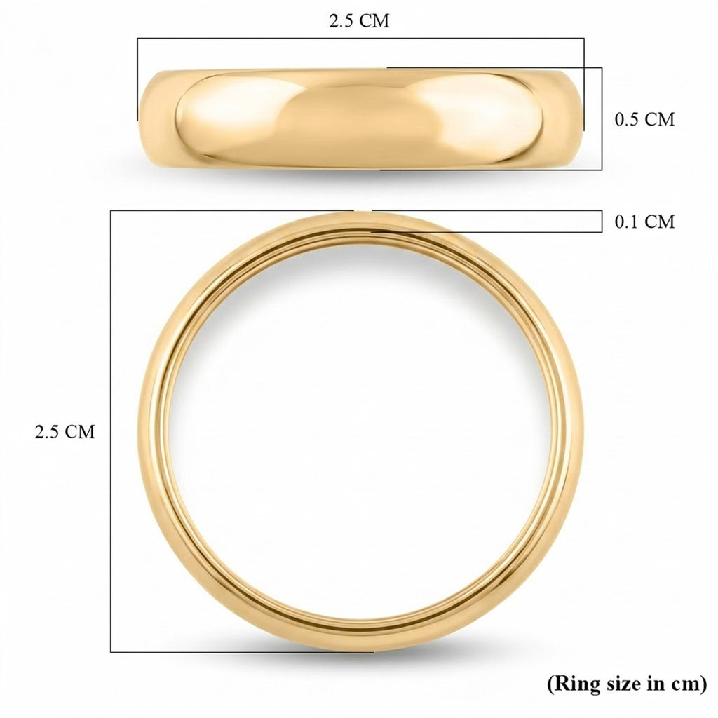 One Time Deal - Royal Bali Collection - 9K Yellow Gold Band Ring_7615929_7