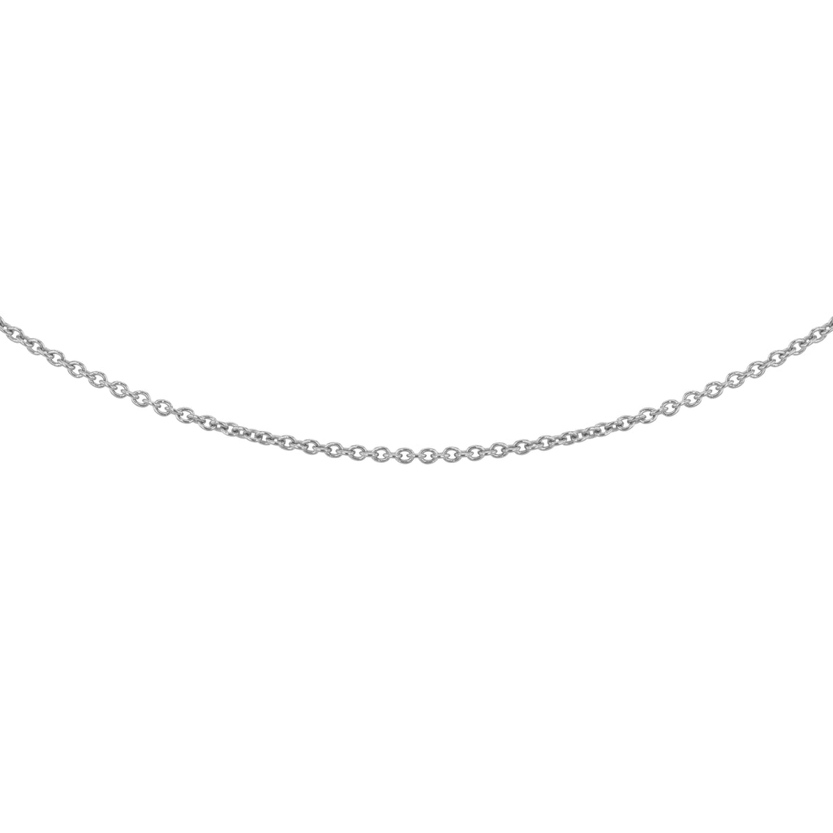 Sterling Silver Fine Belcher Chain 16 Inch 7617528 0