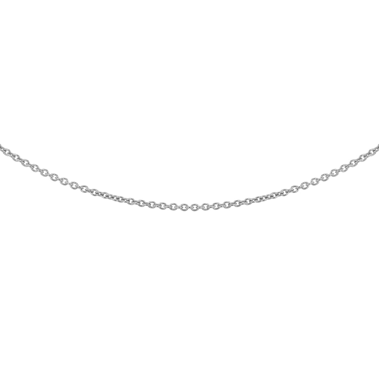 Sterling Silver Fine Belcher Chain 18 Inch 7617529 0