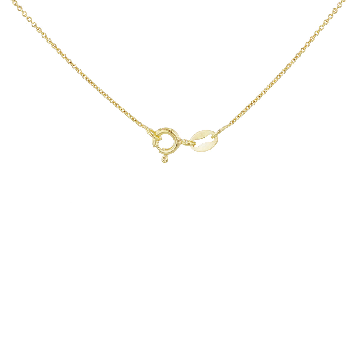 Sterling Silver Yellow Gold Plated Fine Belcher Chain 14 Inch 7617531 2
