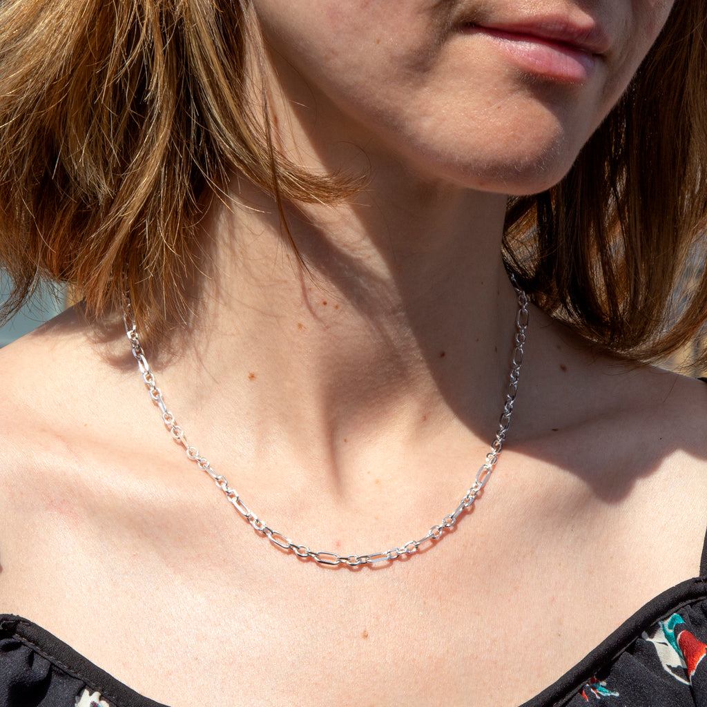 Sterling Silver Chain (Size - 18),  Silver Wt. 11.4 Gms_7617874_1