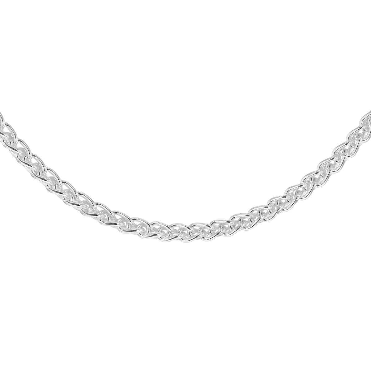 Sterling Silver Spiga Chain 18 Inch 7618658 0