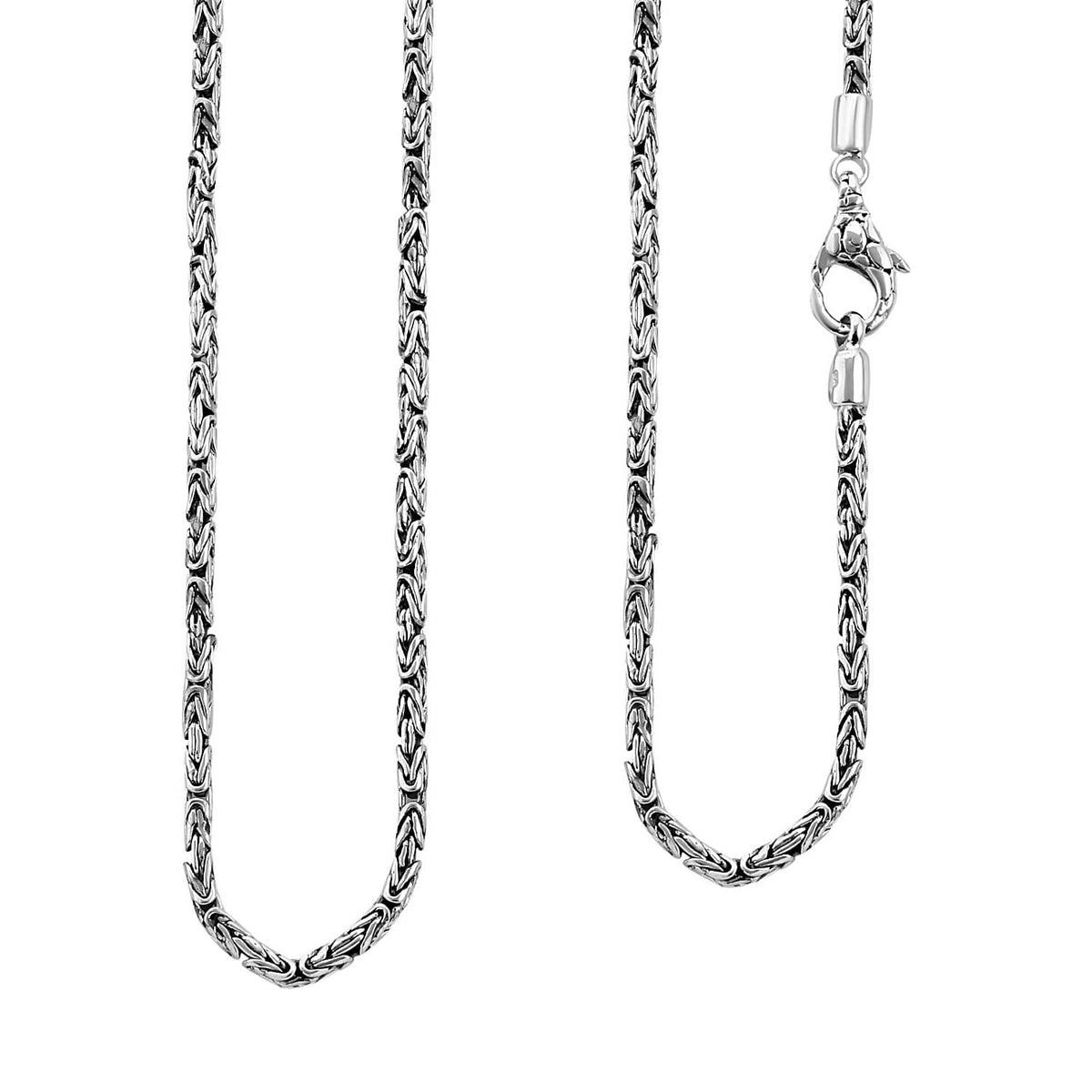 Royal Bali Collection - Handmade Sterling Silver Borobudur Necklace (Size - 20), Silver Wt. 21.50 Gms 7626036 0